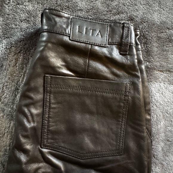 LITA by Ciara Leather Pants - Picture 5 of 6